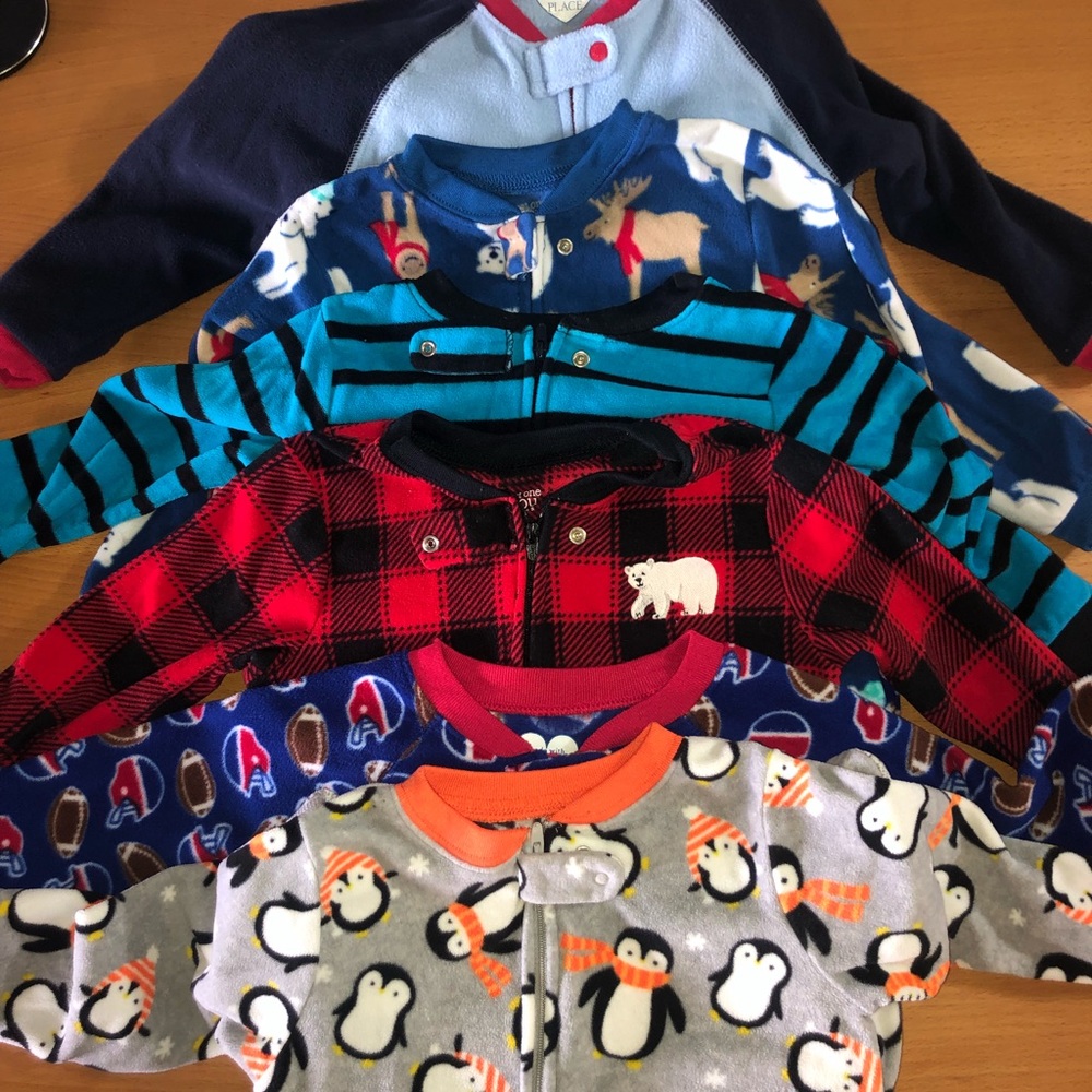 Boys Carters Fleece Onesies